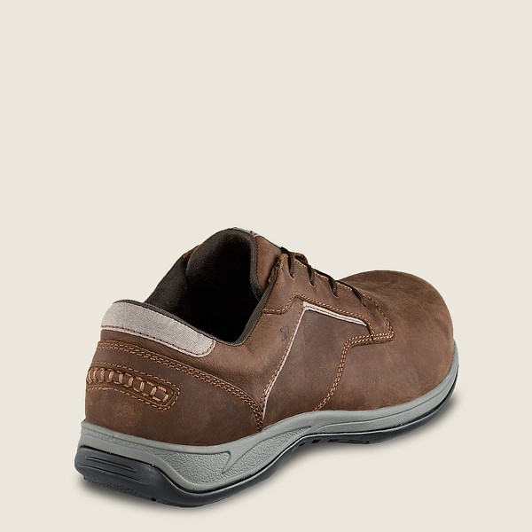 Red Wing Mens Comfortpro - Safety Toe - Oxford Brown - 6419QJSIU